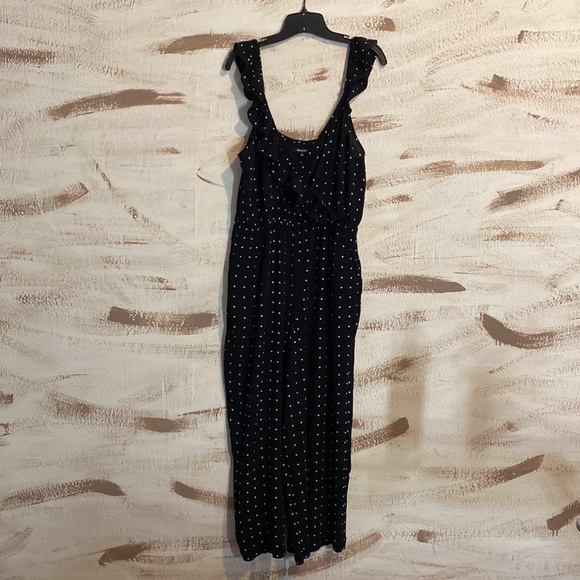 Ruffle Front Jumpsuit in Grid Lock - Picture 6 of 10